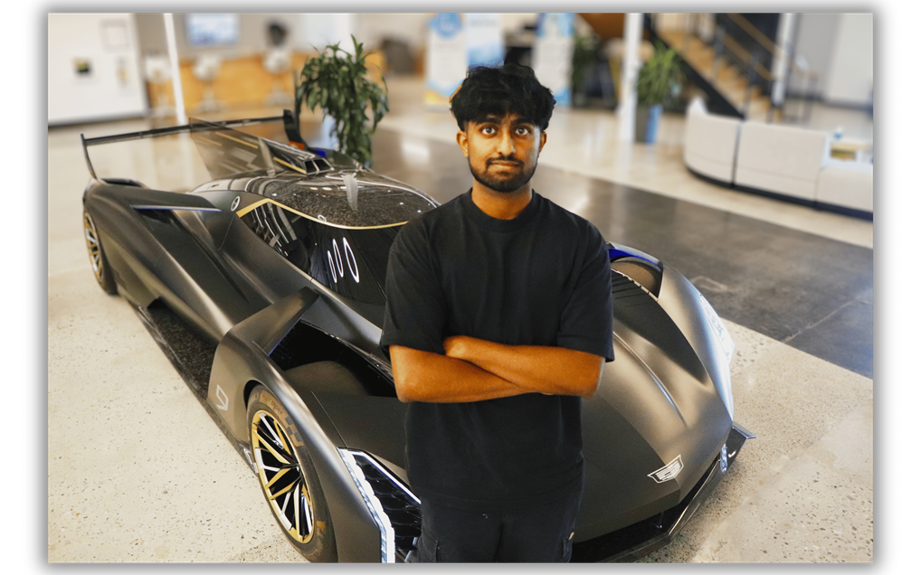 Rakshith Thuraga GM Mountain View Lobby F1 Car (1)
