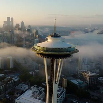 Seattle Center And Space Needle