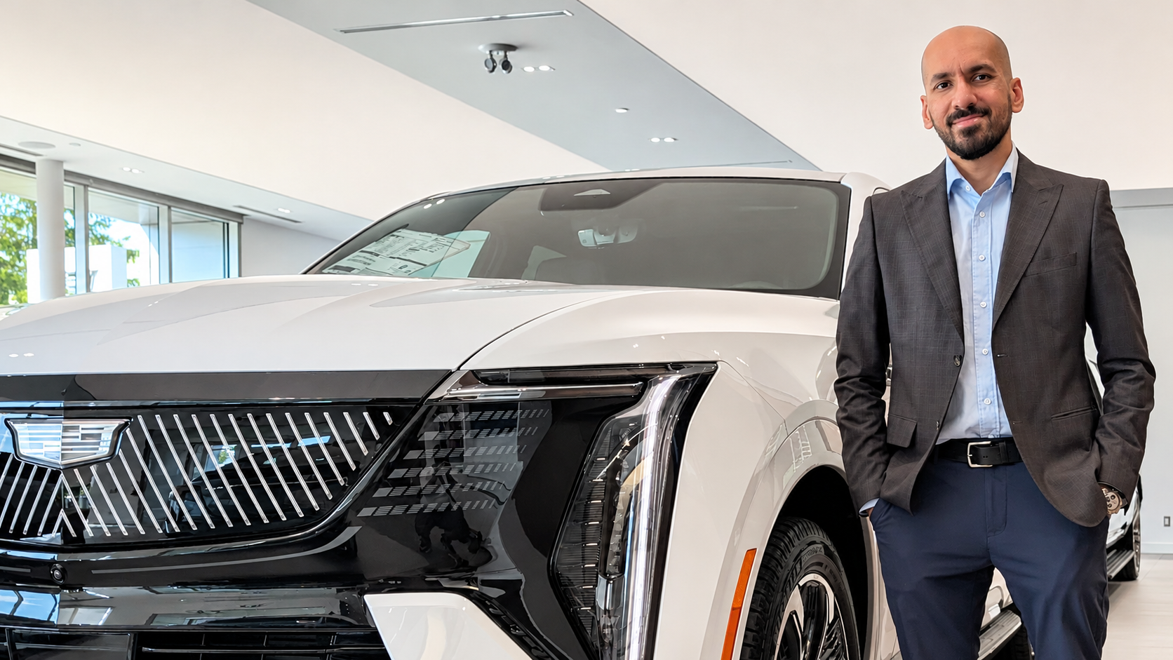 Haard Parikh Cadillac Marketing Hero Image