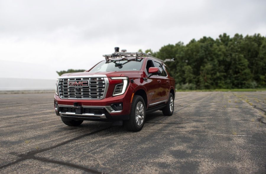 GMC Yukon Equipped For Autonomous Driving Data Collection